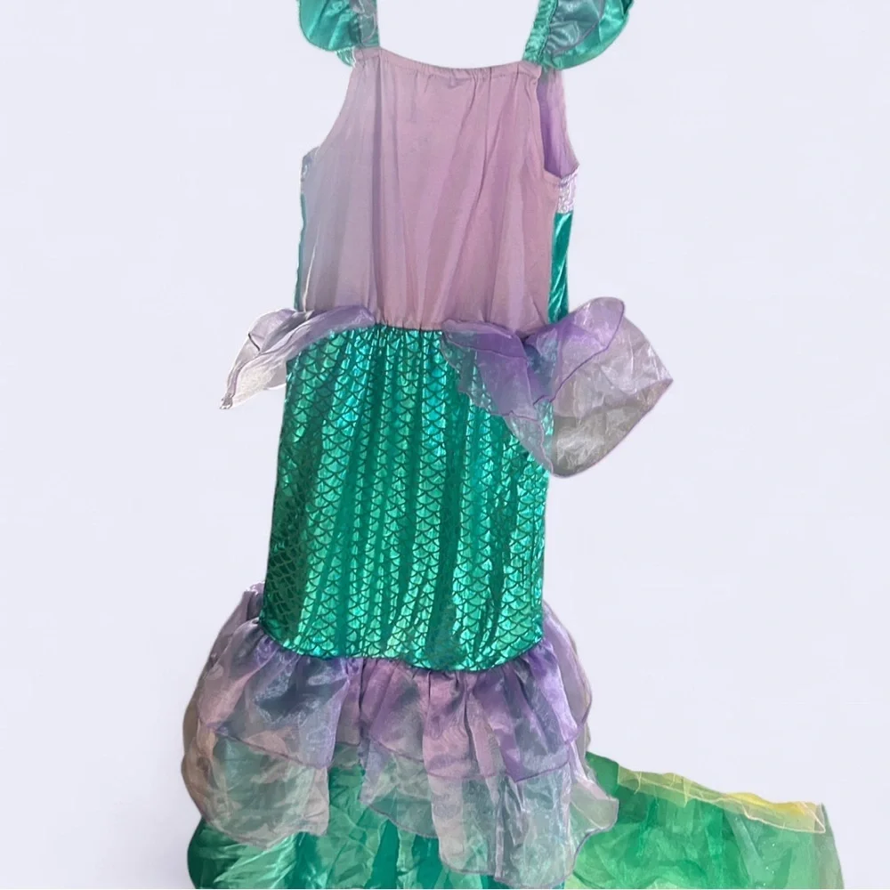 Mermaid Princess Kids Costume - Green and Purple